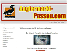 Tablet Screenshot of anglermarkt-passau.com
